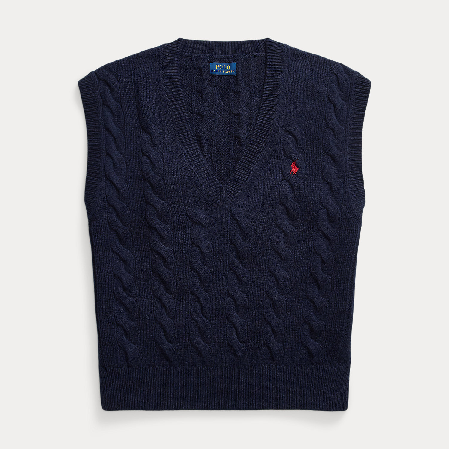 Woll-Kaschmir-Pullunder mit Zopfmuster Woll-Kaschmir-Pullunder mit Zopfmuster von Polo Ralph Lauren