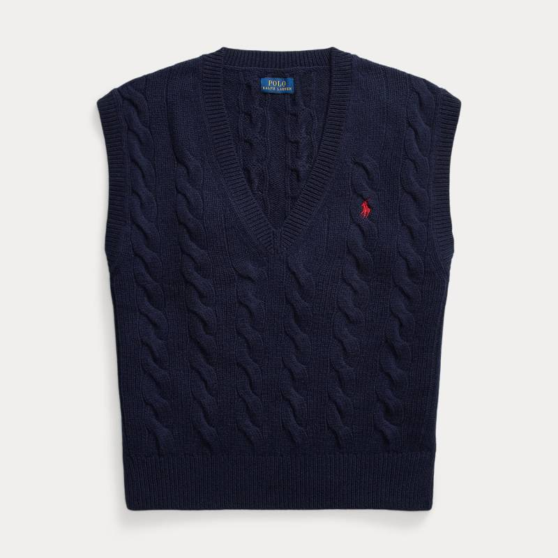Woll-Kaschmir-Pullunder mit Zopfmuster Woll-Kaschmir-Pullunder mit Zopfmuster von Polo Ralph Lauren
