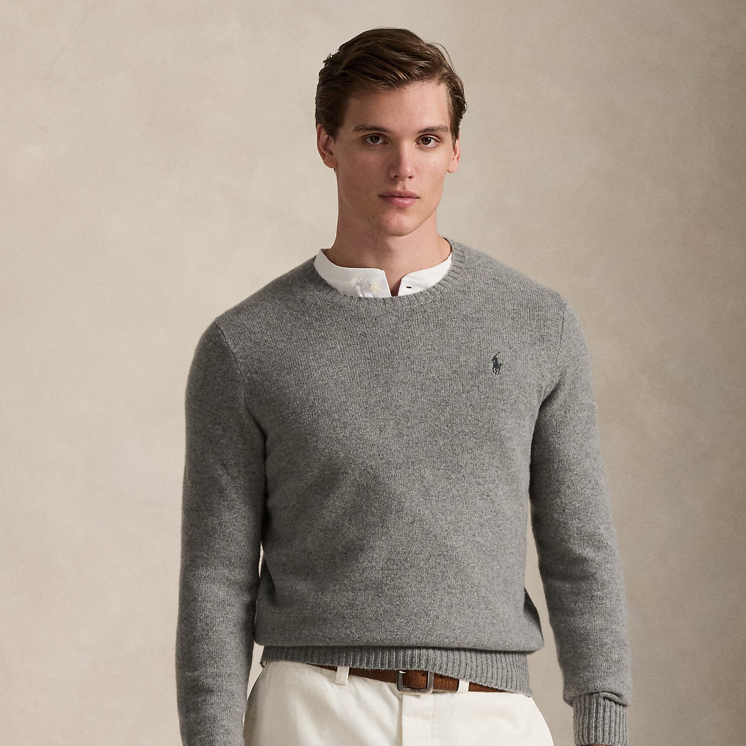 Woll-Kaschmir-Rundhalspullover von Polo Ralph Lauren