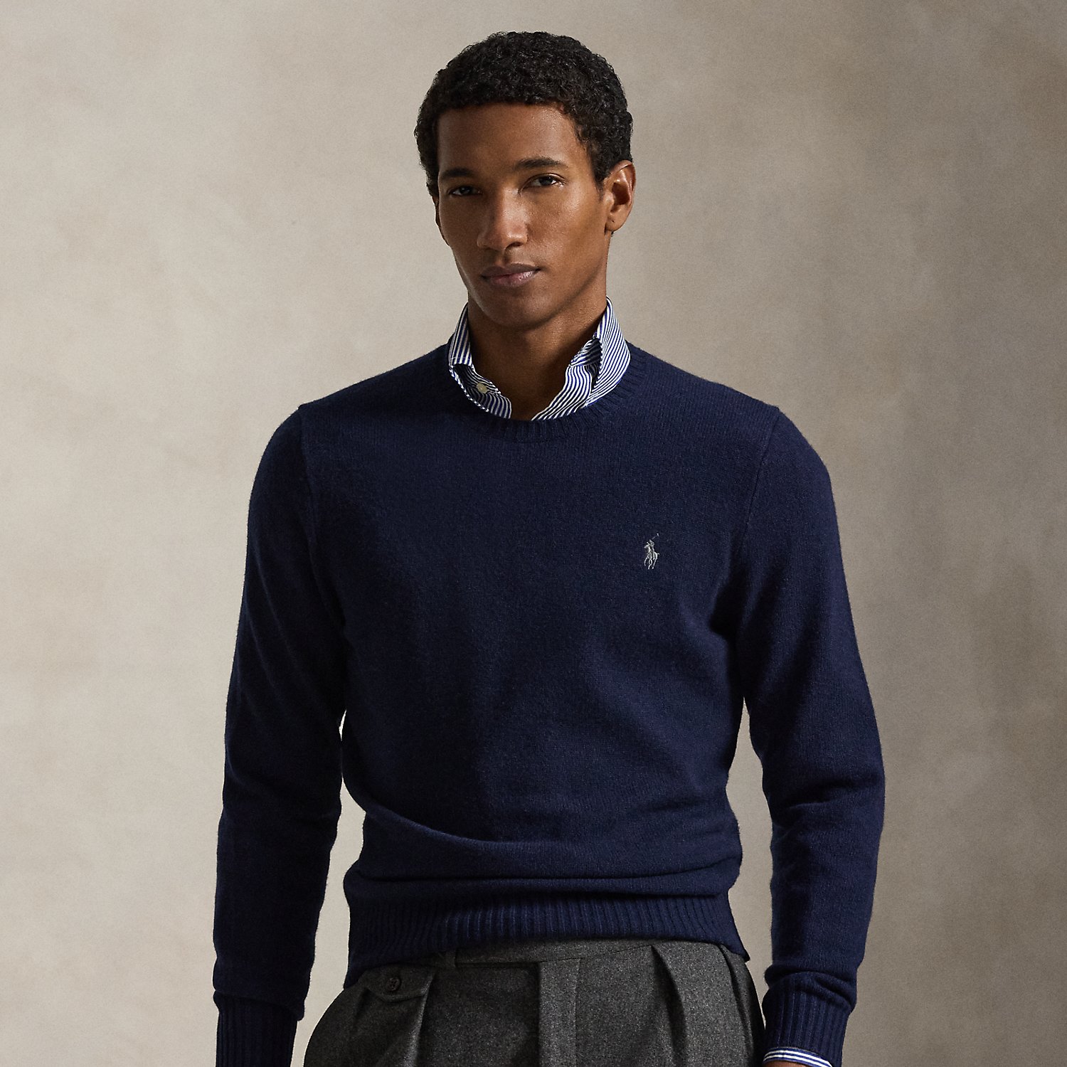 Woll-Kaschmir-Rundhalspullover von Polo Ralph Lauren