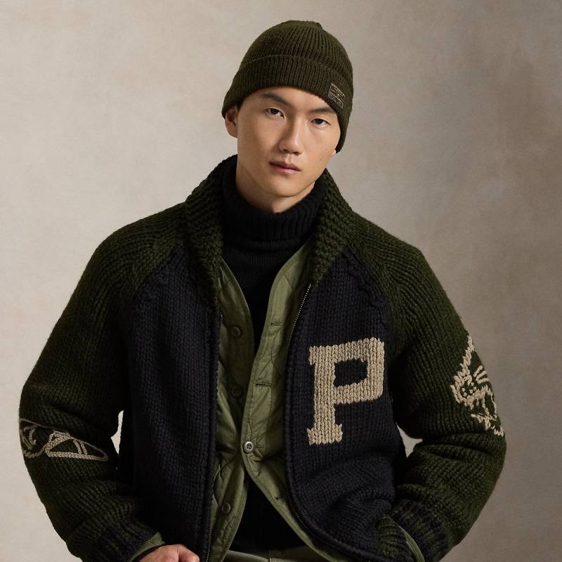 Woll-Strickjacke mit Schalkragen von Polo Ralph Lauren
