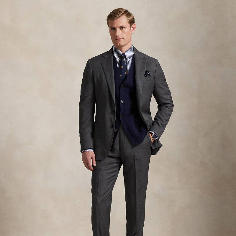 Polo Tailored-Fit Sharkskin-Wollanzug von Polo Ralph Lauren