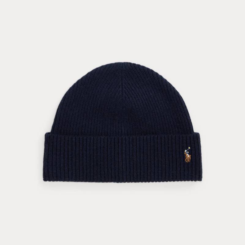 Wollmütze mit charakteristischem Pony von Polo Ralph Lauren
