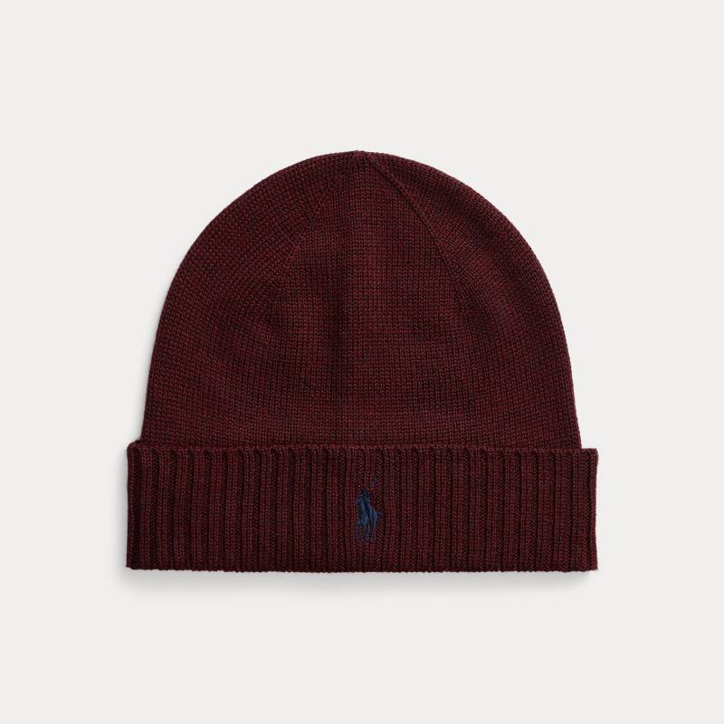 Wollmütze mit charakteristischem Pony von Polo Ralph Lauren