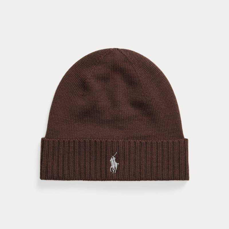 Wollmütze mit charakteristischem Pony von Polo Ralph Lauren