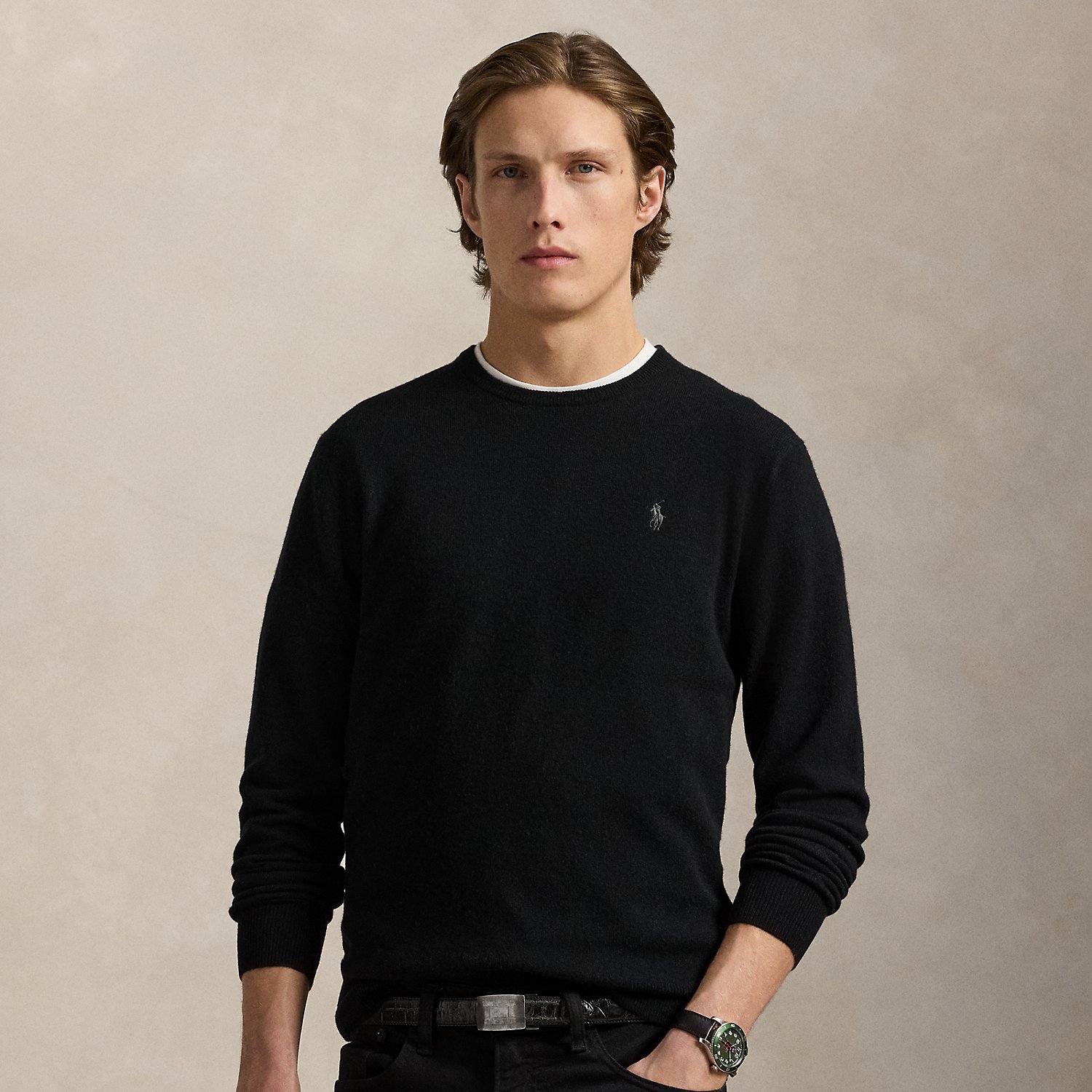 Wollpullover mit Rundhalsausschnitt von Polo Ralph Lauren