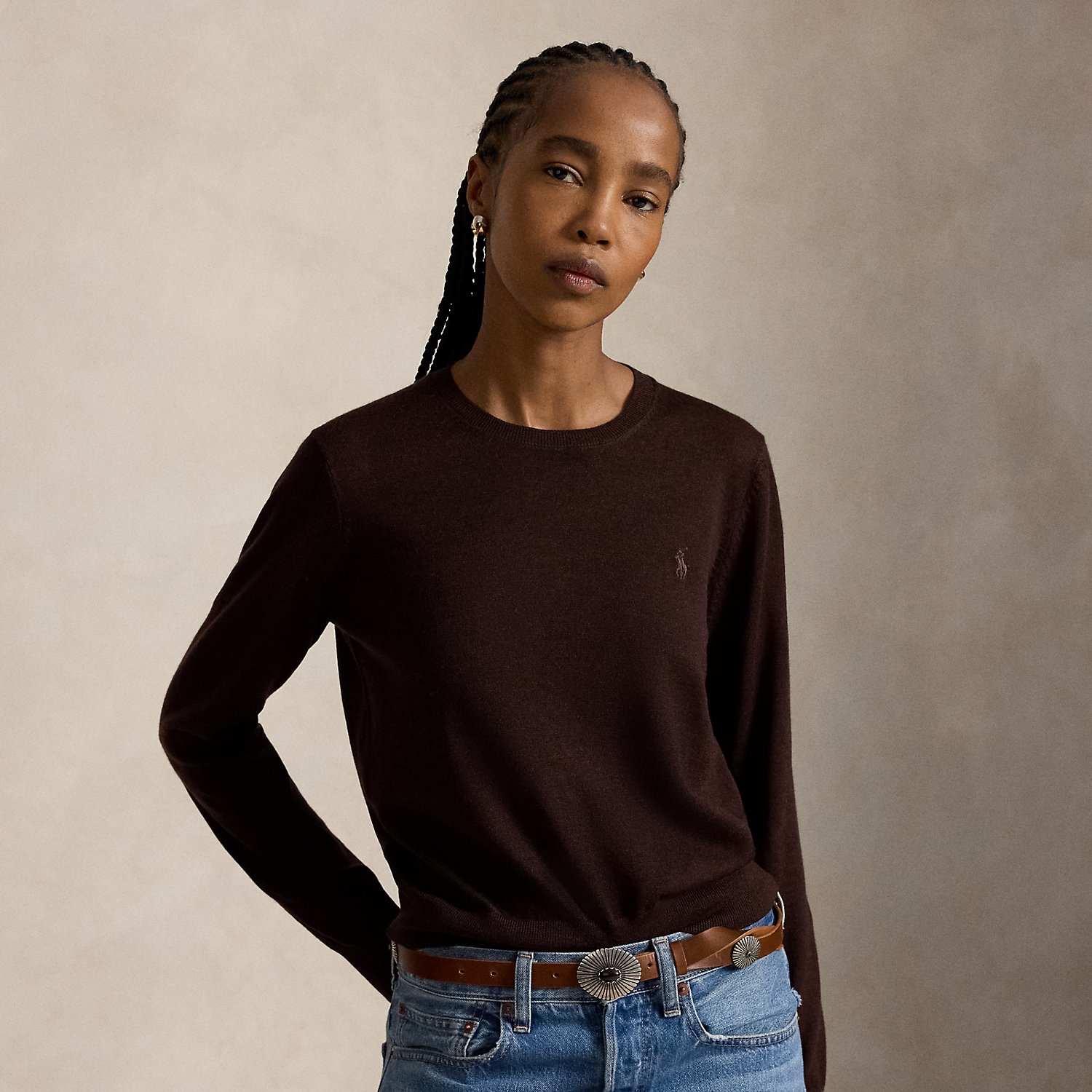 Wollpullover mit Rundhalsausschnitt von Polo Ralph Lauren