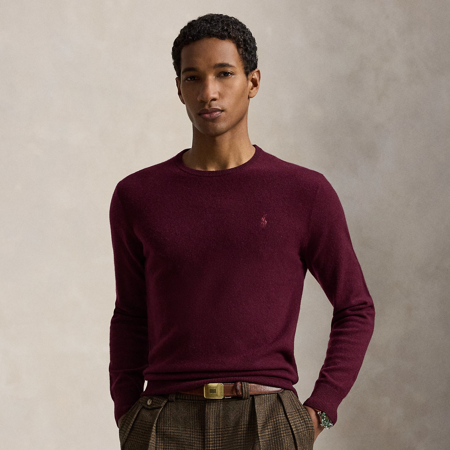 Wollpullover mit Rundhalsausschnitt von Polo Ralph Lauren