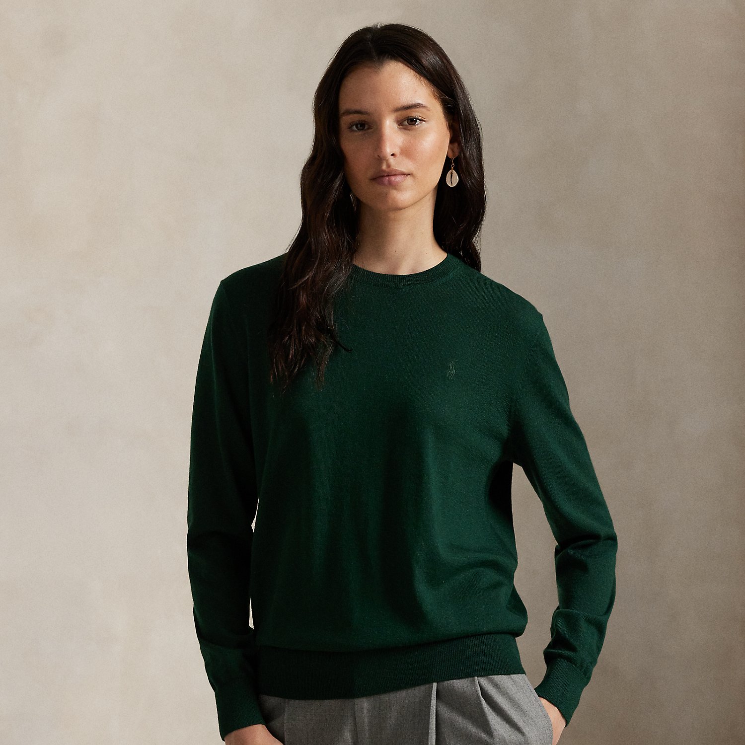 Wollpullover mit Rundhalsausschnitt von Polo Ralph Lauren