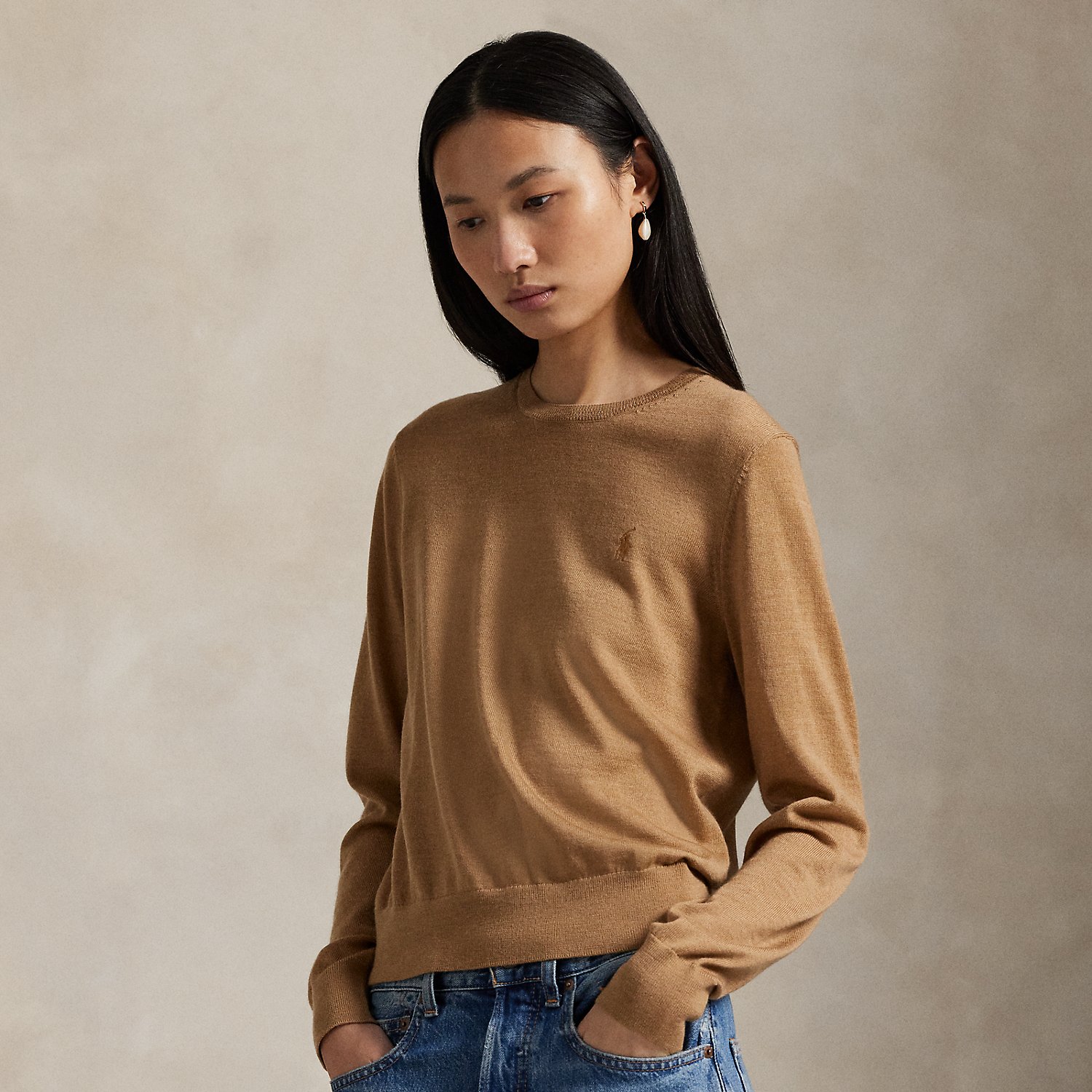 Wollpullover mit Rundhalsausschnitt von Polo Ralph Lauren