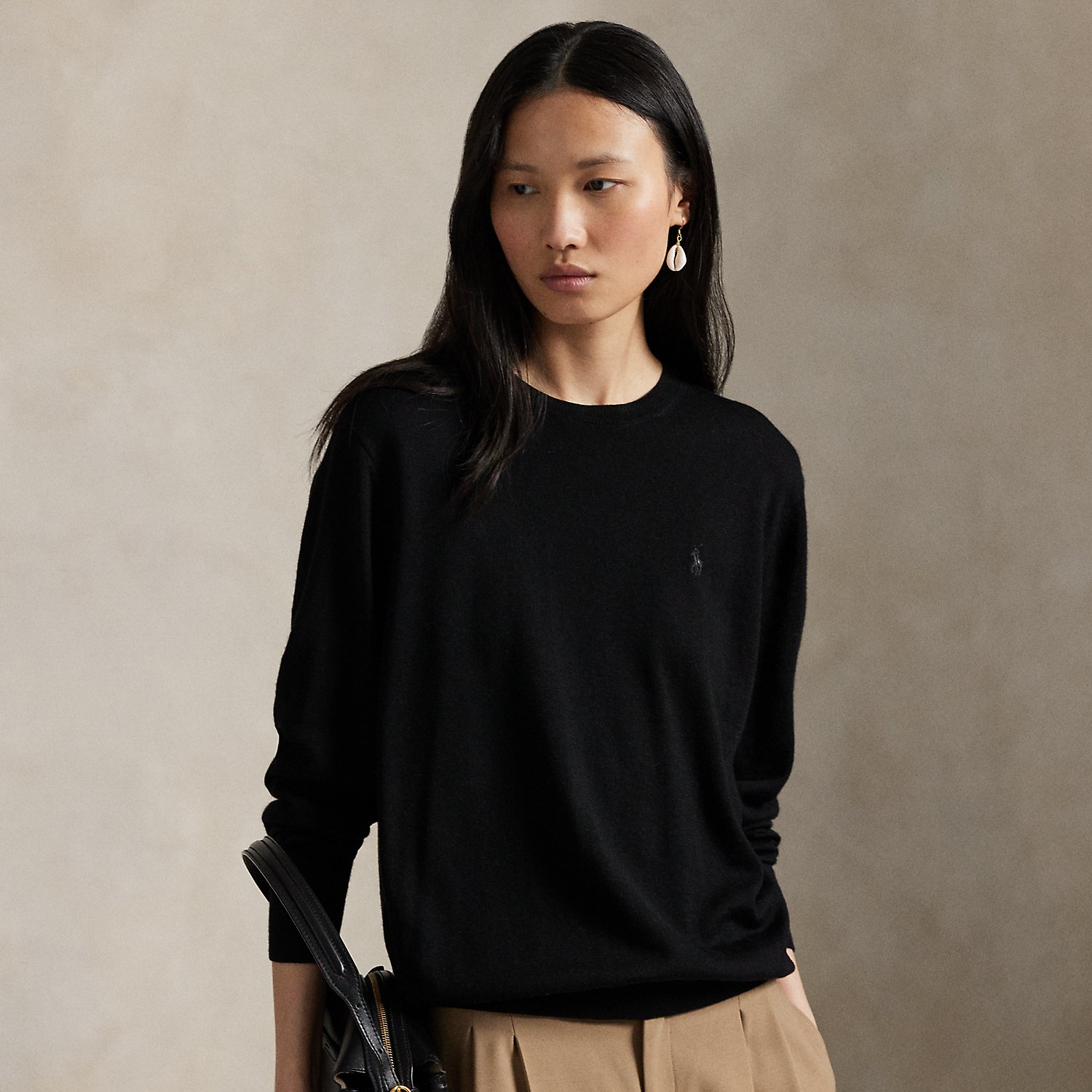 Wollpullover mit Rundhalsausschnitt von Polo Ralph Lauren