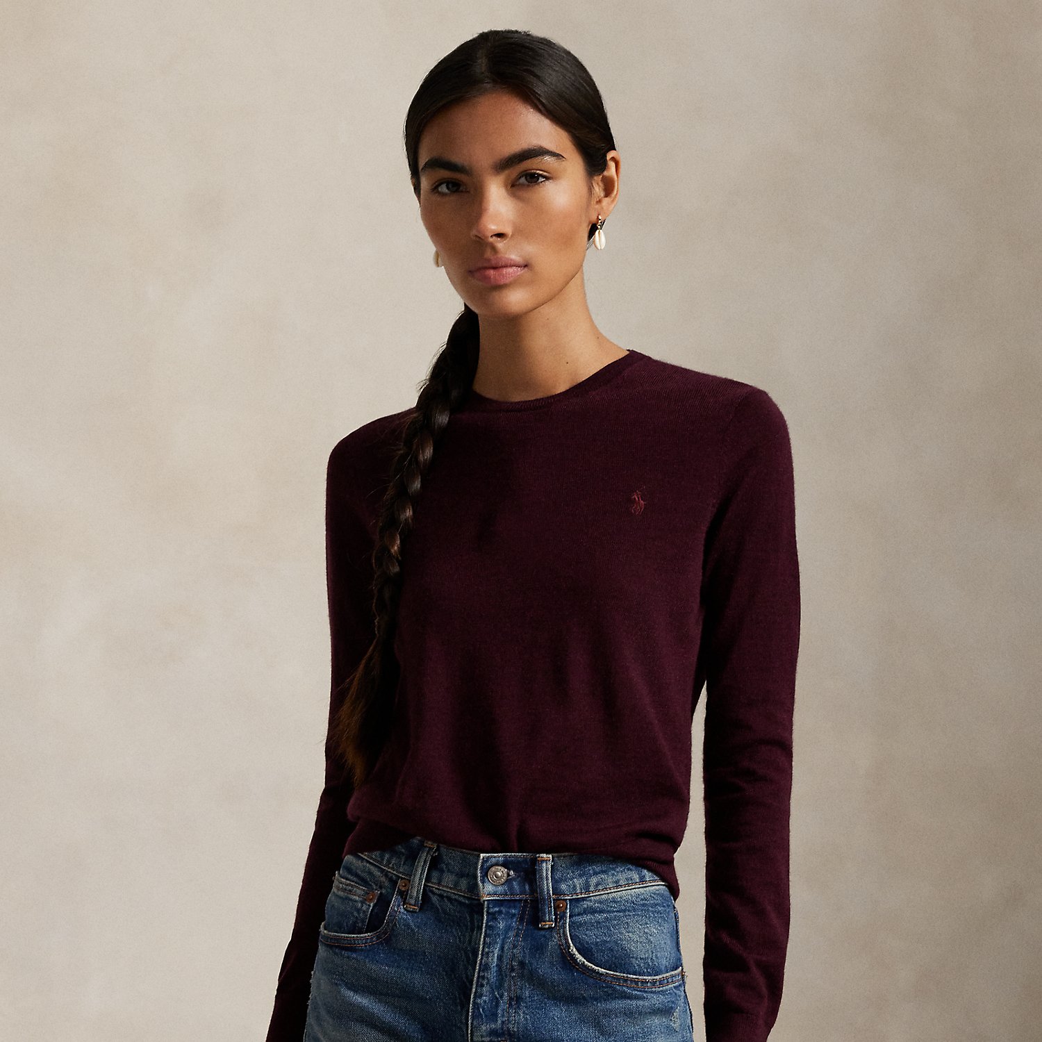 Wollpullover mit Rundhalsausschnitt von Polo Ralph Lauren