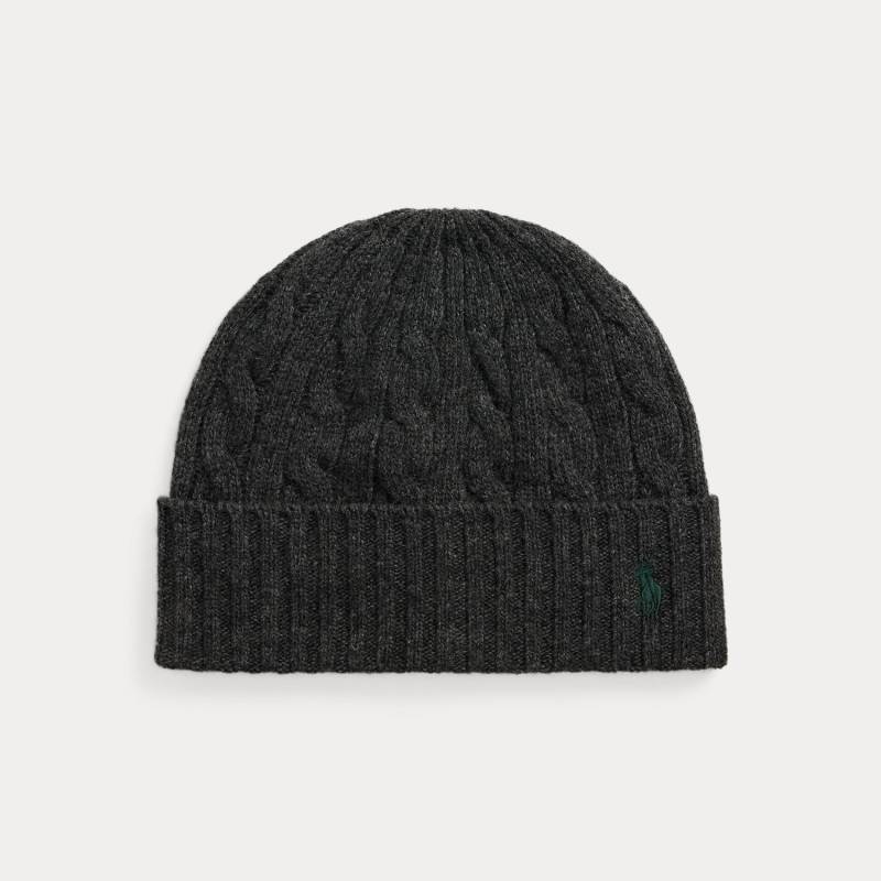 Zopfmuster-Mütze mit Wolle von Polo Ralph Lauren
