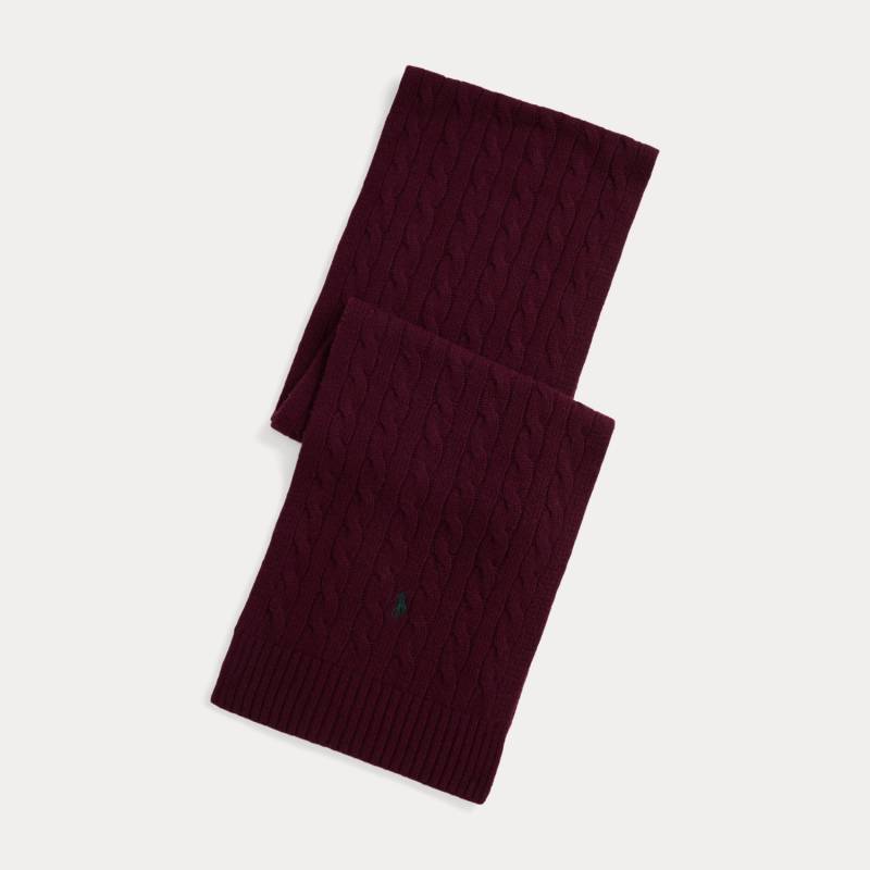 Zopfmuster-Schal aus Wollmischung von Polo Ralph Lauren