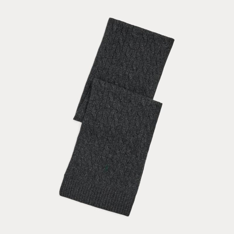 Zopfmuster-Schal aus Wollmischung von Polo Ralph Lauren