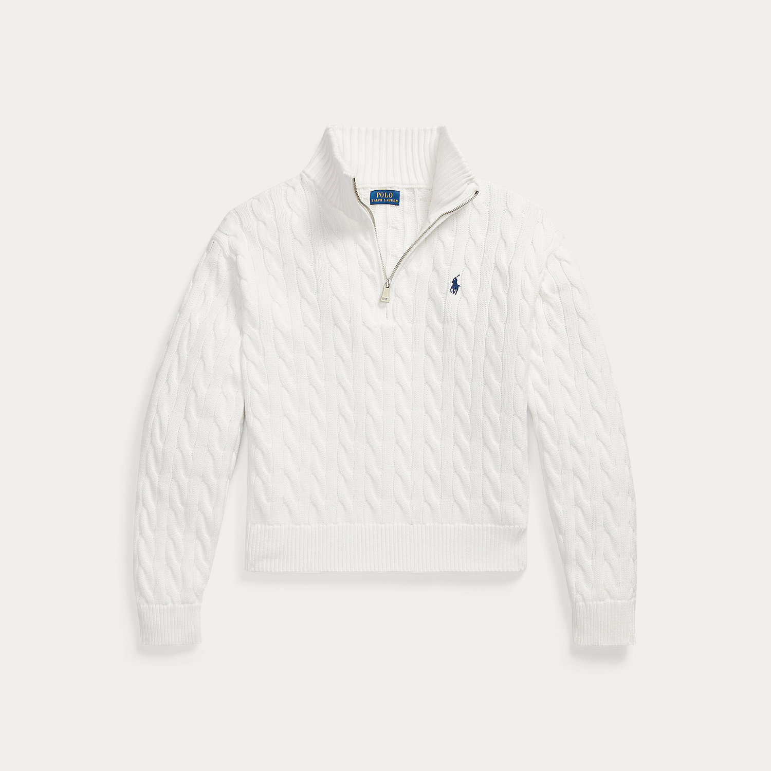 Zopfmusterpullover mit Halbrollkragen von Polo Ralph Lauren