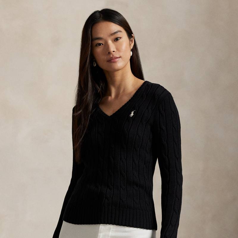 Zopfmusterpullover mit V-Ausschnitt Zopfmusterpullover mit V-Ausschnitt von Polo Ralph Lauren