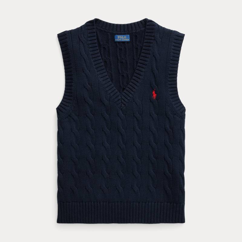 Zopfmusterpullunder mit V-Ausschnitt von Polo Ralph Lauren