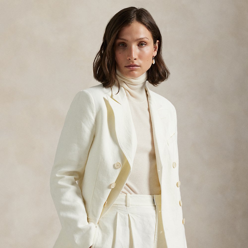 Zweireihiger Blazer aus Hanf von Polo Ralph Lauren