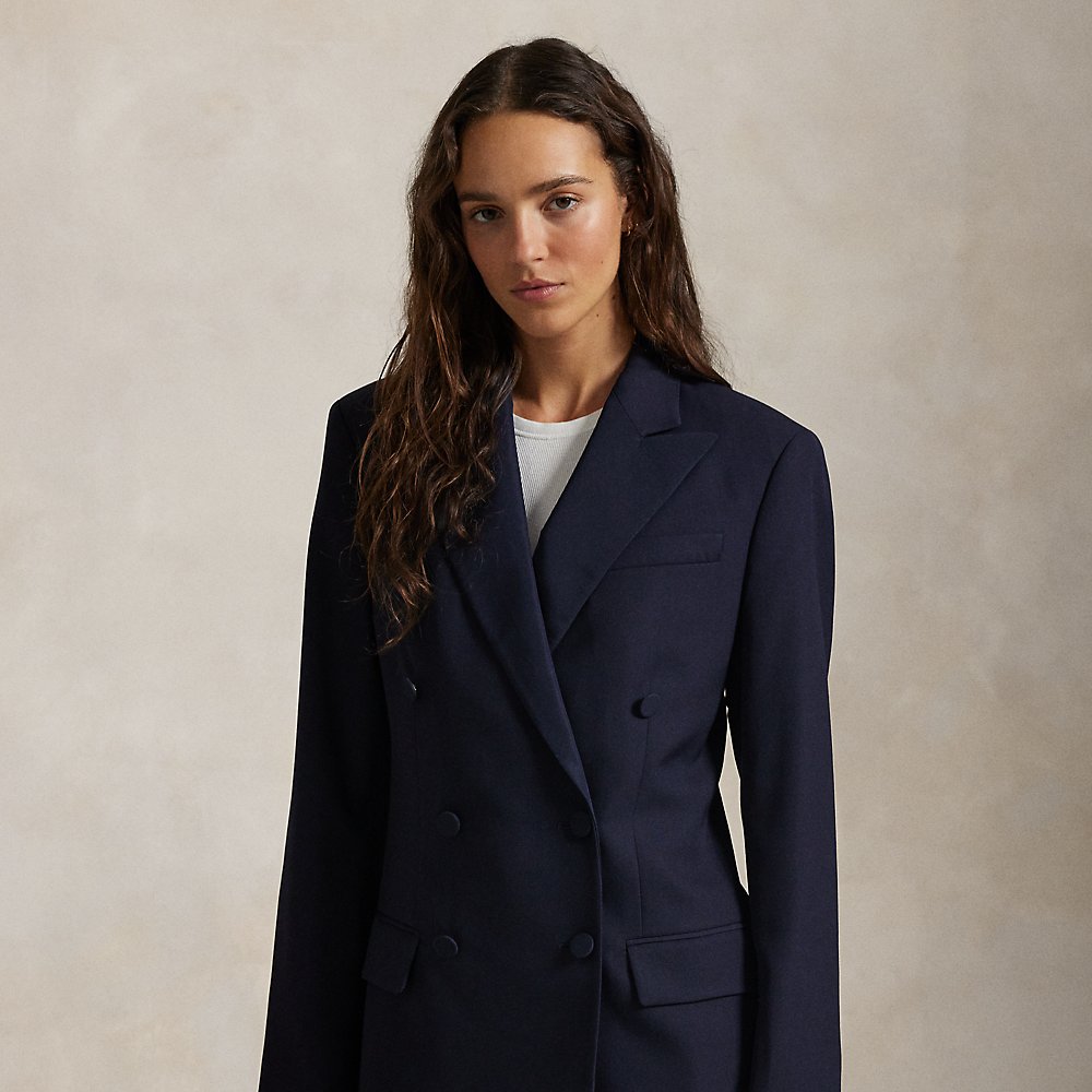 Zweireihiger Wollblazer mit Seidenrevers von Polo Ralph Lauren