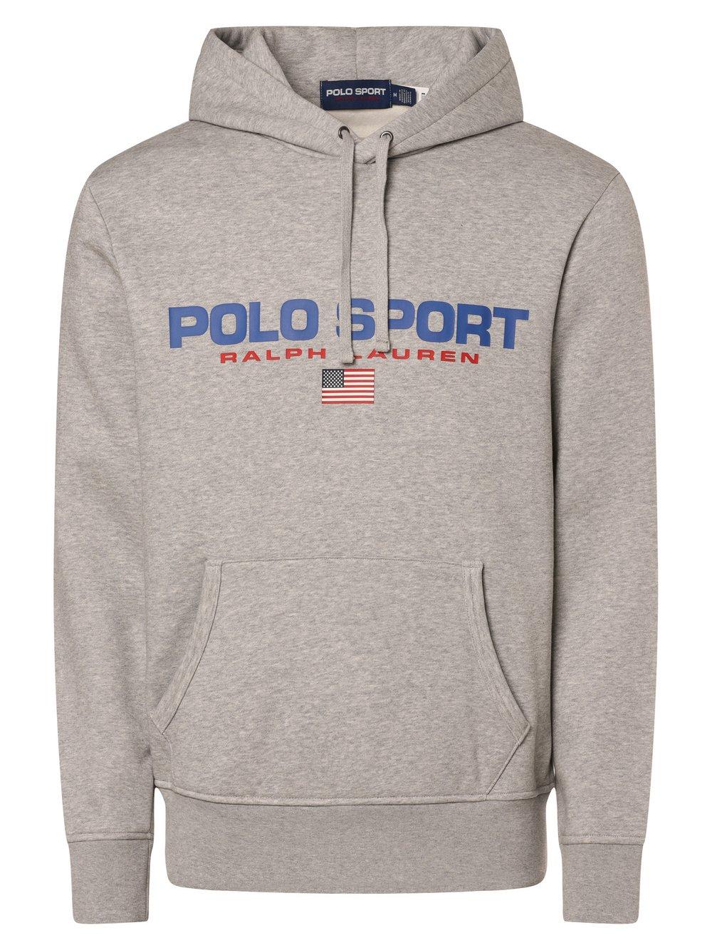 Polo Sport Kapuzenpullover Herren Baumwolle bedruckt, grau von Polo Sport Ralph Lauren
