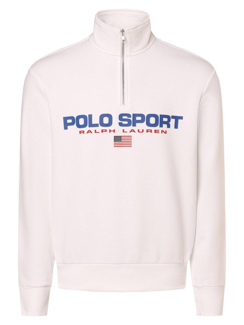 Polo Sport Sweatshirt Herren Baumwolle bedruckt, weiß von Polo Sport Ralph Lauren