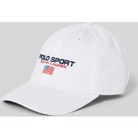 Polo Sport Basecap mit Label-Stitching in Weiss, Größe 1 von Polo Sport
