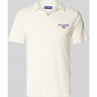 Polo Sport Regular Fit Poloshirt mit Label-Stitching in Offwhite, Größe XXL von Polo Sport