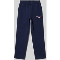 Polo Sport Regular Fit Sweatpants mit Label-Stitching in Marine, Größe XL von Polo Sport
