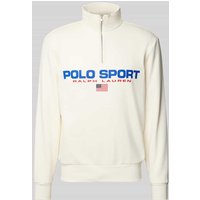 Polo Sport Sweatshirt mit Label-Print in Offwhite, Größe XL von Polo Sport
