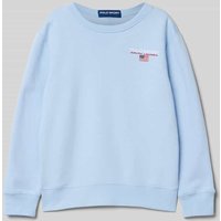 Polo Sport Sweatshirt mit Label-Stitching in Bleu, Größe L von Polo Sport