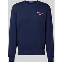 Polo Sport Sweatshirt mit Label-Stitching in Dunkelblau, Größe XL von Polo Sport