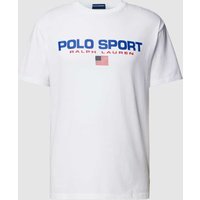 Polo Sport T-Shirt mit Label-Print in Weiss, Größe XXL von Polo Sport