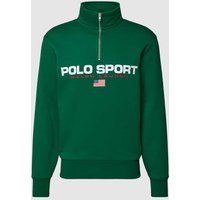 Polo Sport Troyer mit Label-Print in Gruen, Größe XXL von Polo Sport