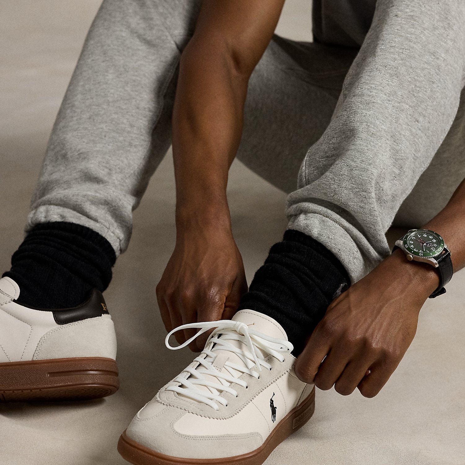 Sneaker Bedford aus Leder und Wildleder von Polo Sport