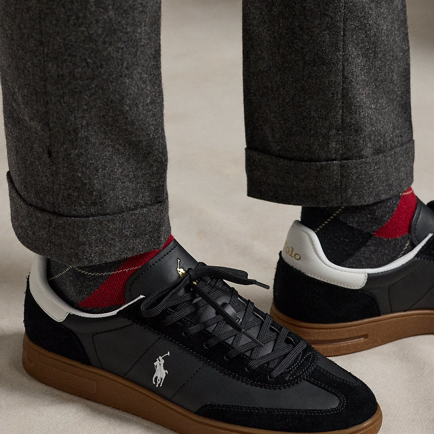 Sneaker Bedford aus Leder und Wildleder von Polo Sport