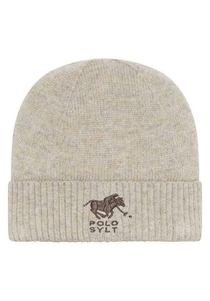 Polo Sylt Beanie mit gesticktem Label-Symbol von Polo Sylt