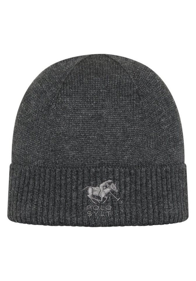 Polo Sylt Beanie mit gesticktem Label-Symbol von Polo Sylt