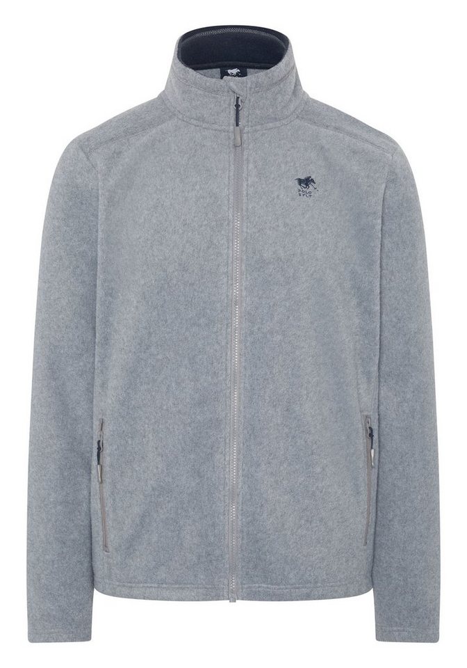 Polo Sylt Fleecejacke mit Label-Stitchings von Polo Sylt