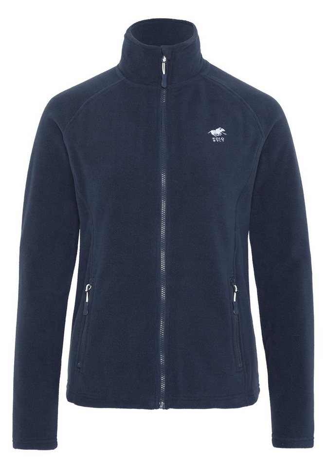 Polo Sylt Fleecejacke mit hochschließendem Kragen von Polo Sylt