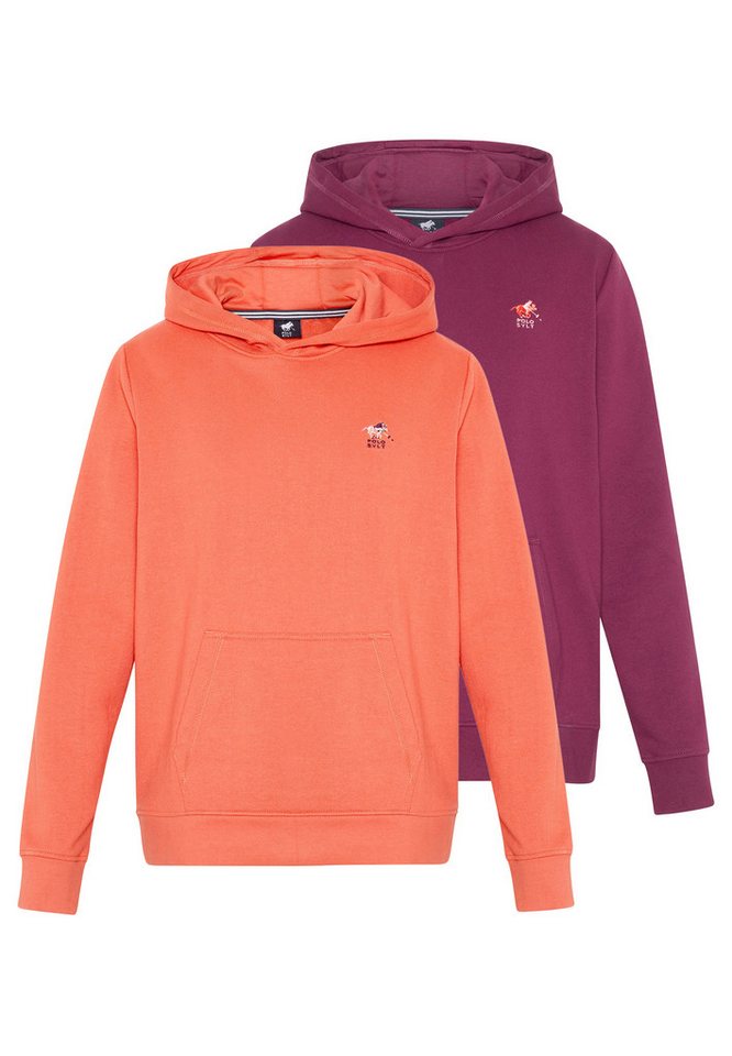 Polo Sylt Hoodie 2er Pack Basic (Spar-Set, 2-tlg) Sweatshirt / Hoodie - Baumwolle - Atmungsaktiv von Polo Sylt