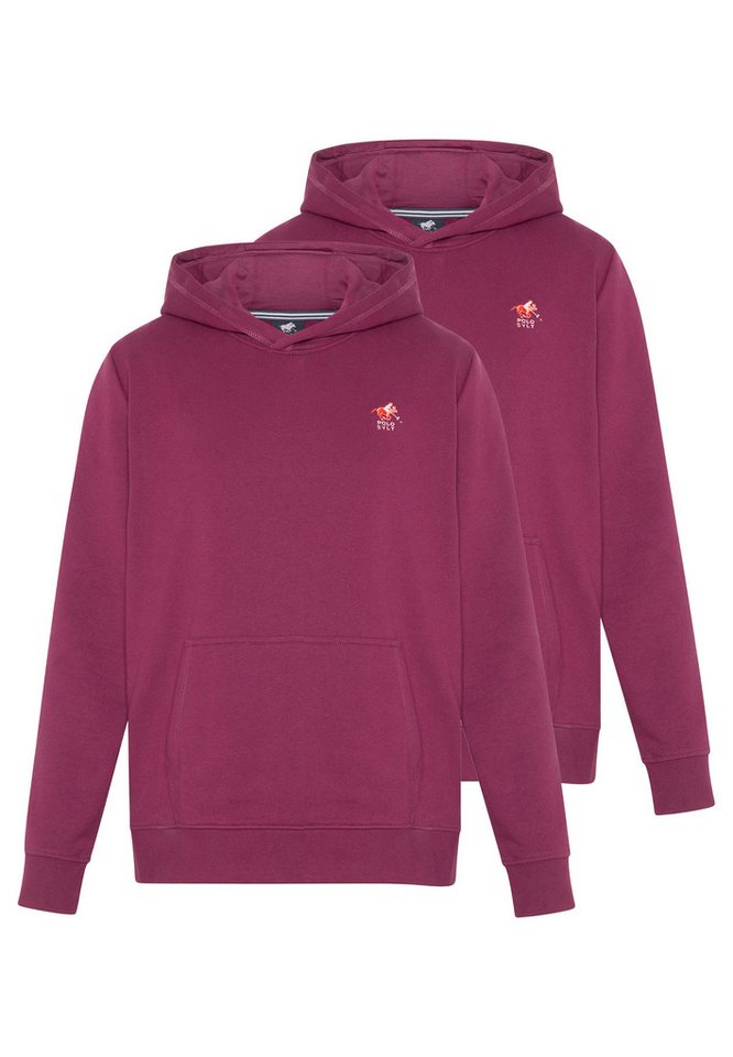 Polo Sylt Hoodie 2er Pack Basic (Spar-Set, 2-tlg) Sweatshirt / Hoodie - Baumwolle - Atmungsaktiv von Polo Sylt