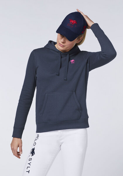 Polo Sylt Hoodie aus Baumwollgemisch mit Label-Stitching von Polo Sylt