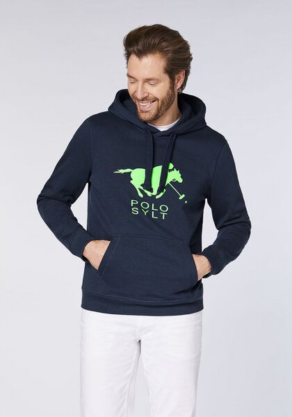 Polo Sylt Hoodie aus Baumwollmix mit Label-Motiv von Polo Sylt