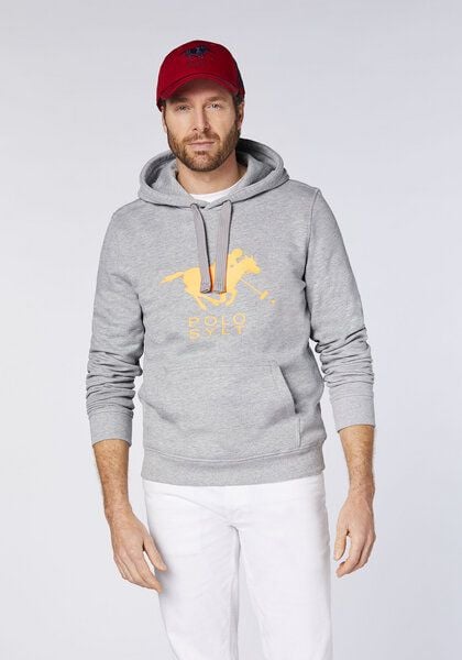 Polo Sylt Hoodie aus Baumwollmix mit Label-Motiv von Polo Sylt