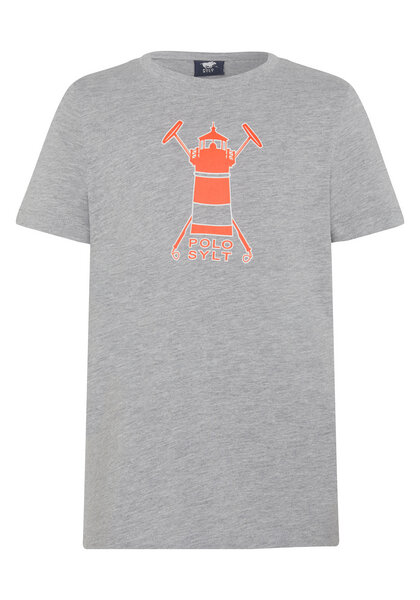 Polo Sylt Jungen-Shirt mit Leuchtturm und Logo von Polo Sylt