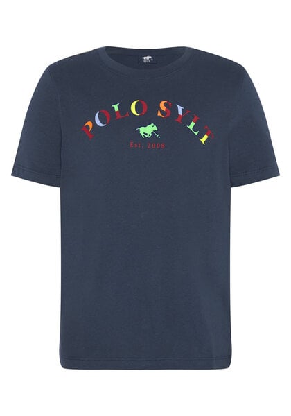 Polo Sylt Jungen-Shirt mit Multicolour-Logo von Polo Sylt