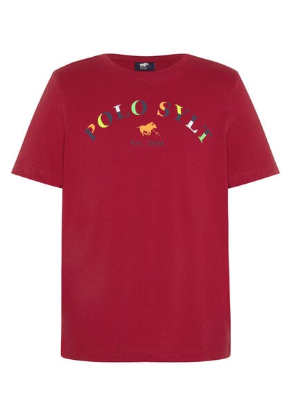 Polo Sylt Jungen-Shirt mit Multicolour-Logo von Polo Sylt