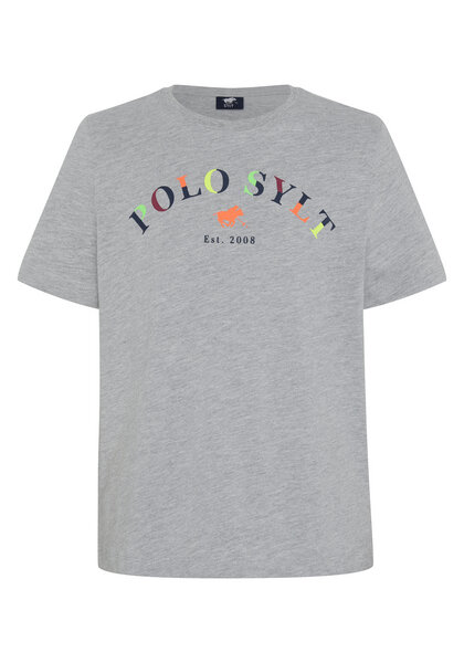 Polo Sylt Jungen-Shirt mit Multicolour-Logo von Polo Sylt