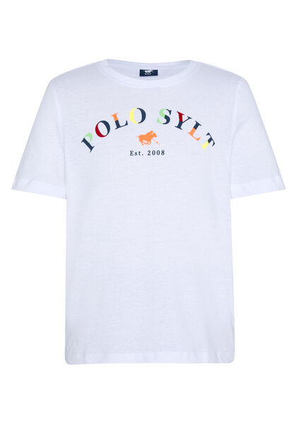 Polo Sylt Jungen-Shirt mit Multicolour-Logo von Polo Sylt